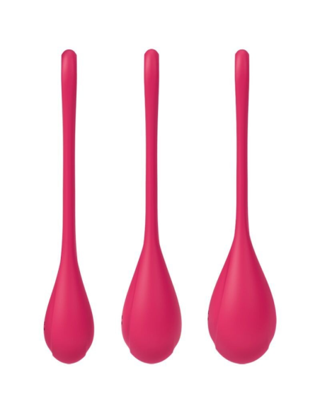 SATISFYER - YONI POWER 1 Kit De Entrenamiento Rojo | SexPlace.MX