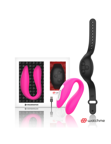 WEARWATCH - VIBRADOR DUAL TECHNOLOGY WATCHME FUCSIA -AZABACHE