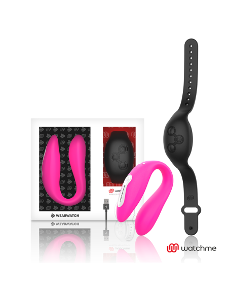 WEARWATCH - VIBRADOR DUAL TECHNOLOGY WATCHME FUCSIA -AZABACHE