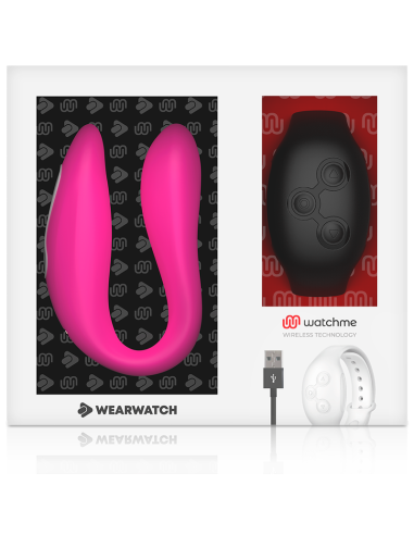 WEARWATCH - VIBRADOR DUAL TECHNOLOGY WATCHME FUCSIA -AZABACHE