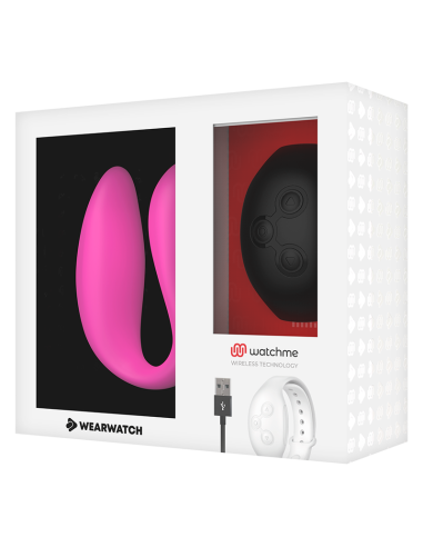 WEARWATCH - VIBRADOR DUAL TECHNOLOGY WATCHME FUCSIA -AZABACHE