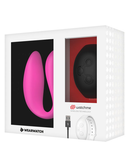 WEARWATCH - VIBRADOR DUAL TECHNOLOGY WATCHME FUCSIA -AZABACHE