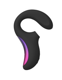 LELO - ENIGMA DOBLE ESTIMULACIÓN SUCCION MASAJEADOR NEGRO