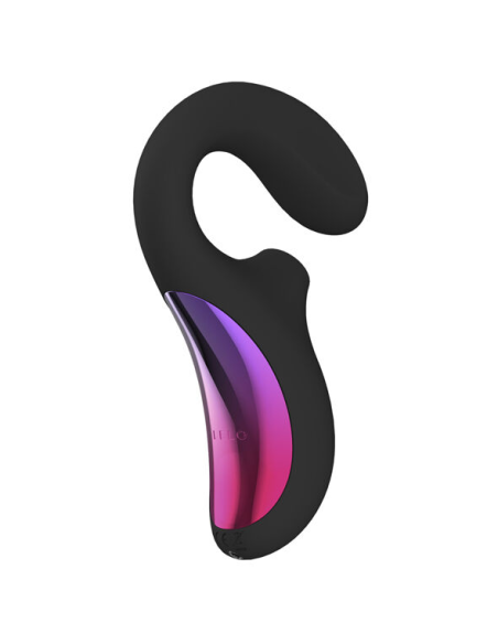 LELO - ENIGMA DOBLE ESTIMULACIÓN SUCCION MASAJEADOR NEGRO