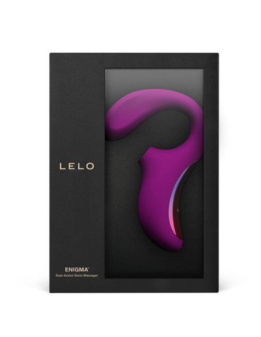 LELO - ENIGMA DOBLE ESTIMULACIÓN SUCCION MASAJEADOR MORADO