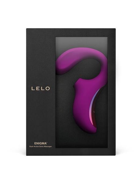 LELO - ENIGMA DOBLE ESTIMULACIÓN SUCCION MASAJEADOR MORADO