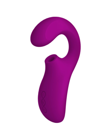 LELO - ENIGMA DOBLE ESTIMULACIÓN SUCCION MASAJEADOR MORADO