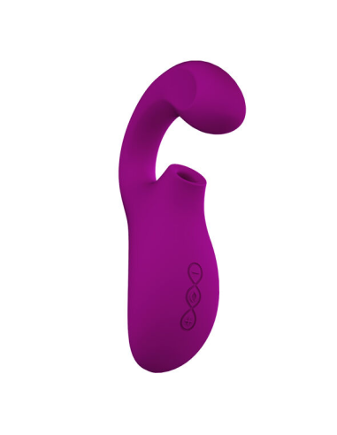 LELO - ENIGMA DOBLE ESTIMULACIÓN SUCCION MASAJEADOR MORADO