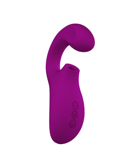 LELO - ENIGMA DOBLE ESTIMULACIÓN SUCCION MASAJEADOR MORADO