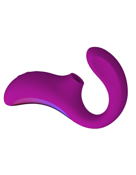 LELO - ENIGMA DOBLE ESTIMULACIÓN SUCCION MASAJEADOR MORADO