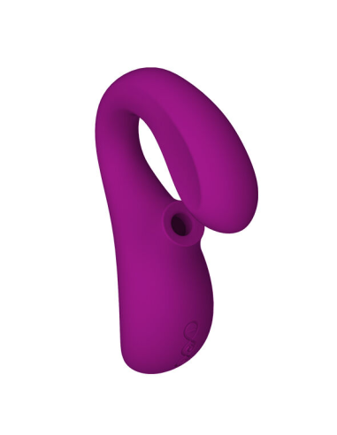 LELO - ENIGMA DOBLE ESTIMULACIÓN SUCCION MASAJEADOR MORADO
