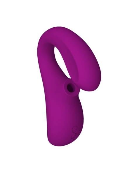 LELO - ENIGMA DOBLE ESTIMULACIÓN SUCCION MASAJEADOR MORADO