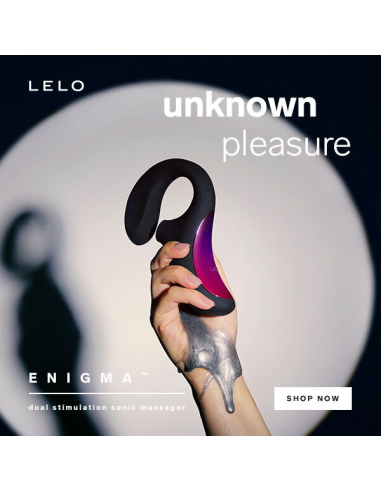 LELO - ENIGMA DOBLE ESTIMULACIÓN SUCCION MASAJEADOR MORADO