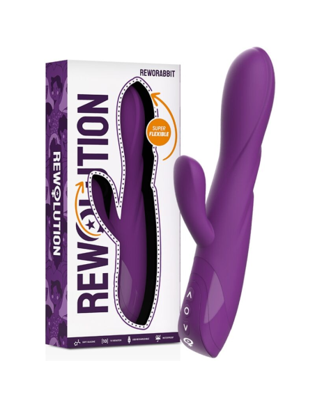 REWOLUTION - REWORABBIT VIBRADOR FLEXIBLE CON RABBIT