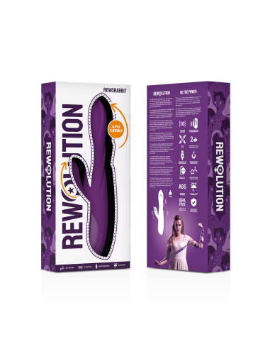 REWOLUTION - REWORABBIT VIBRADOR FLEXIBLE CON RABBIT