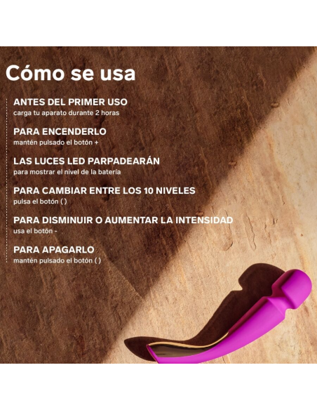 LELO - MASAJEADOR SMART MEDIUM WAND 2 VERDE AGUA