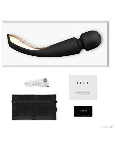LELO - MASAJEADOR SMART MEDIUM WAND 2 NEGRO