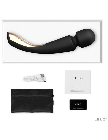 LELO - MASAJEADOR SMART MEDIUM WAND 2 NEGRO