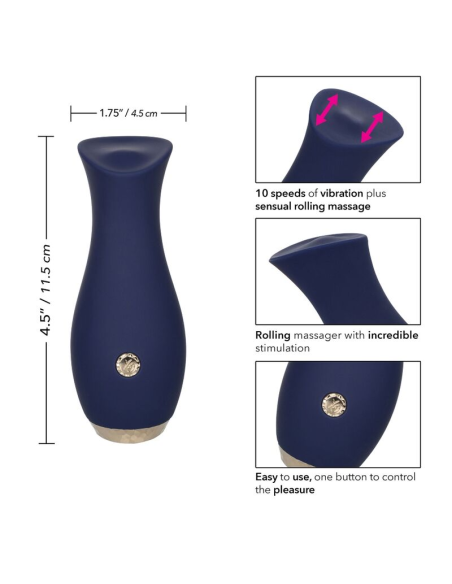 CALEXOTICS - CHIC TULIP MASAJEADOR AZUL