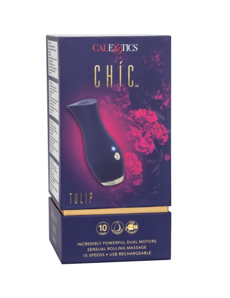 CALEXOTICS - CHIC TULIP MASAJEADOR AZUL
