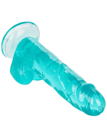 CALEXOTICS - SIZE QUEEN DILDO AZUL 15.3 CM