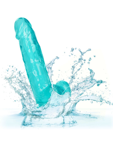 CALEXOTICS - SIZE QUEEN DILDO AZUL 15.3 CM