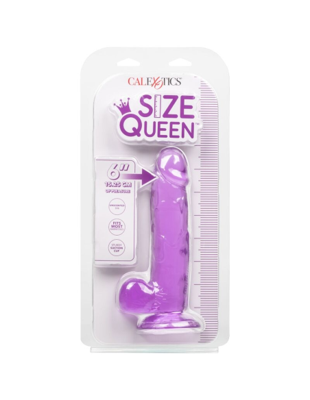 CALEXOTICS - SIZE QUEEN DILDO LILA 15.3 CM