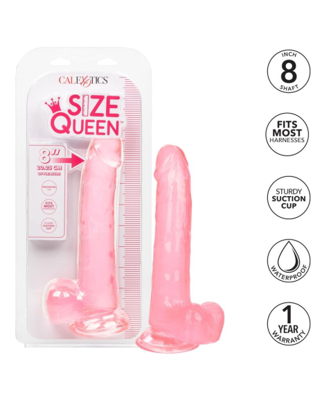 CALEXOTICS - SIZE QUEEN DILDO ROSA 20.3 CM