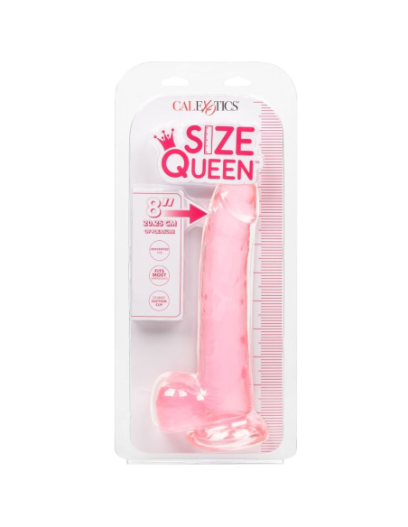 CALEXOTICS - SIZE QUEEN DILDO ROSA 20.3 CM