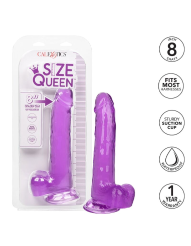 CALEXOTICS - SIZE QUEEN DILDO LILA 20.3 CM