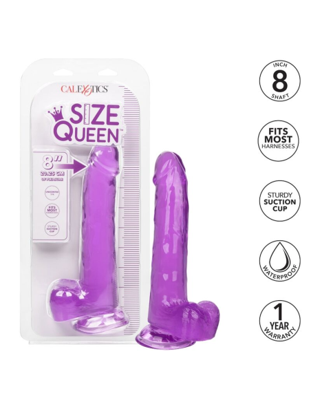 CALEXOTICS - SIZE QUEEN DILDO LILA 20.3 CM