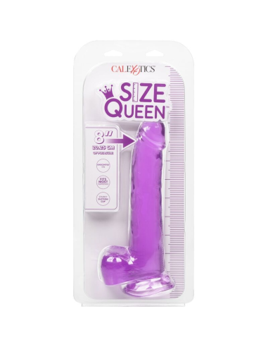 CALEXOTICS - SIZE QUEEN DILDO LILA 20.3 CM