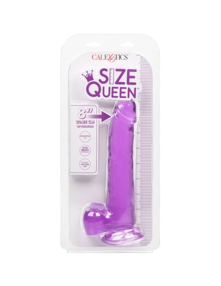 CALEXOTICS - SIZE QUEEN DILDO LILA 20.3 CM