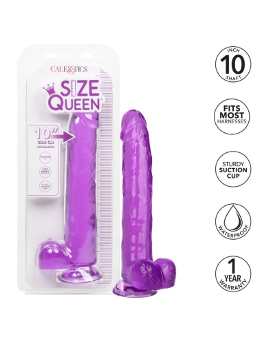 CALEXOTICS - SIZE QUEEN DILDO LILA 25.5 CM
