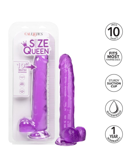 CALEXOTICS - SIZE QUEEN DILDO LILA 25.5 CM