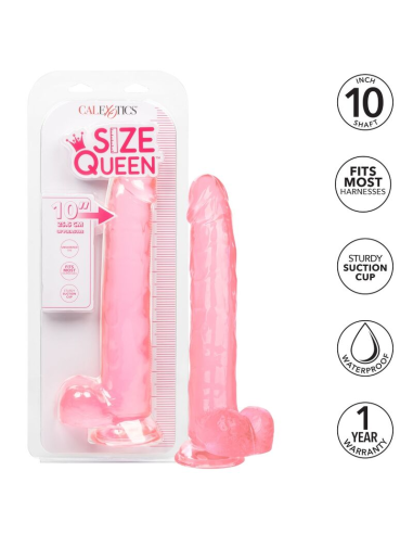 CALEXOTICS - SIZE QUEEN DILDO ROSA 25.5 CM