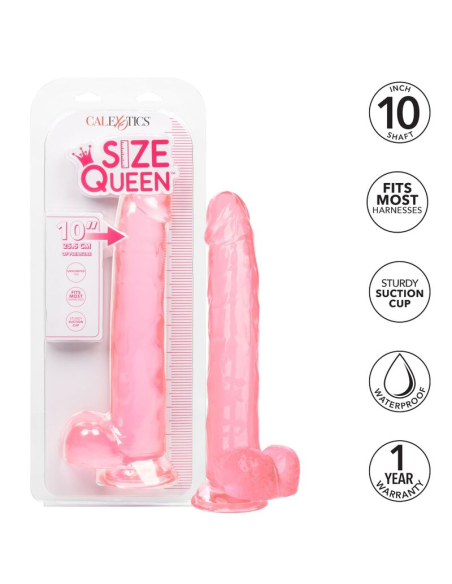 CALEXOTICS - SIZE QUEEN DILDO ROSA 25.5 CM