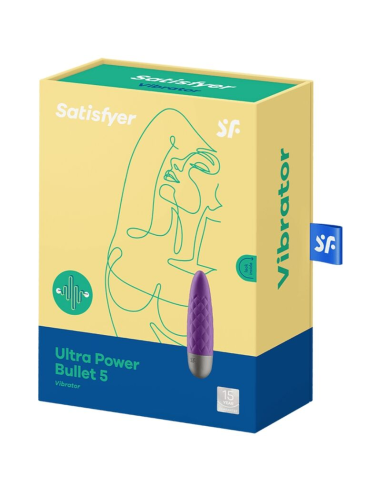 SATISFYER - ULTRA POWER BULLET 5 BALA VIBRADORA VIOLETA