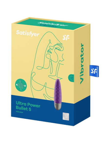 SATISFYER - ULTRA POWER BULLET 5 BALA VIBRADORA VIOLETA