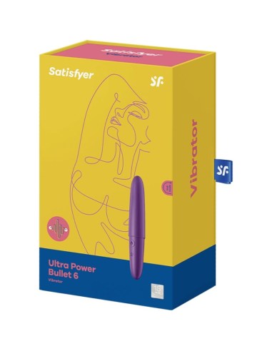 SATISFYER - ULTRA POWER BULLET 6 BALA VIBRADORA MORADA