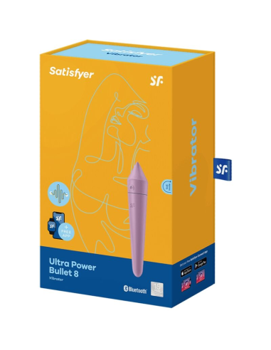 SATISFYER - ULTRA POWER BULLET 8 BALA VIBRADORA LILA