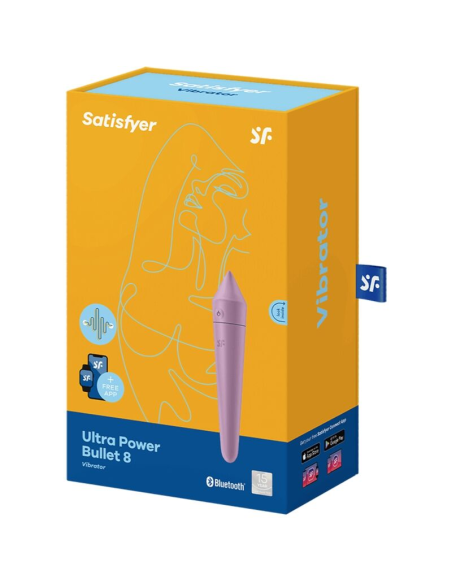 SATISFYER - ULTRA POWER BULLET 8 BALA VIBRADORA LILA