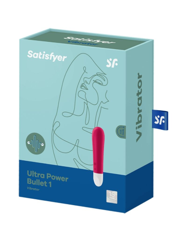 SATISFYER - ULTRA POWER BULLET 1 BALA VIBRADORA ROJA