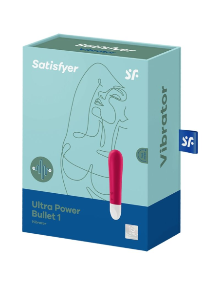 SATISFYER - ULTRA POWER BULLET 1 BALA VIBRADORA ROJA