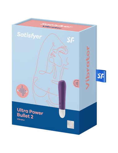 SATISFYER - ULTRA POWER BULLET 2 BALA VIBRADORA MORADA