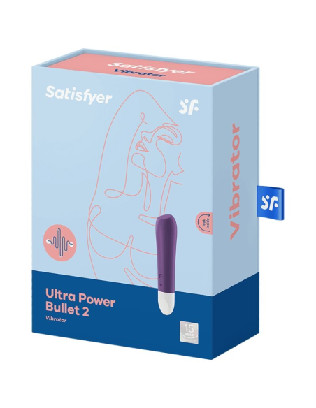 SATISFYER - ULTRA POWER BULLET 2 BALA VIBRADORA MORADA