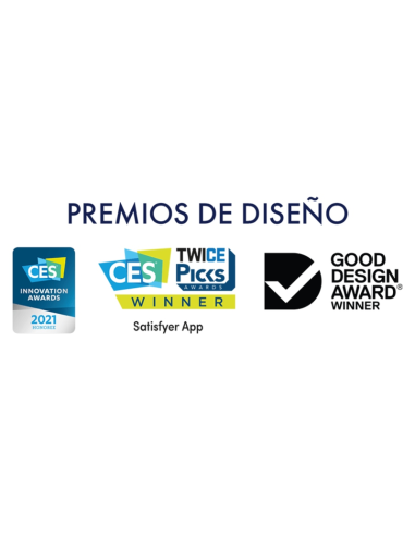 SATISFYER - TWIRLING JOY ESTIMULADOR CLITORIS BLANCO