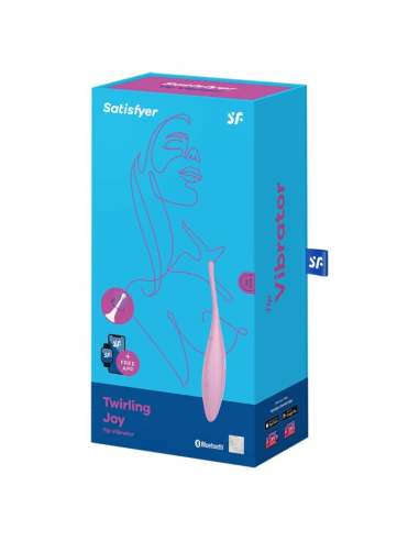 SATISFYER - TWIRLING JOY ESTIMULADOR CLITORIS ROSA