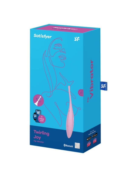 SATISFYER - TWIRLING JOY ESTIMULADOR CLITORIS ROSA