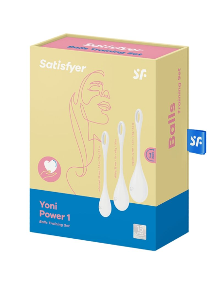 SATISFYER - YONI POWER 1 KIT DE ENTRENAMIENTO BLANCO